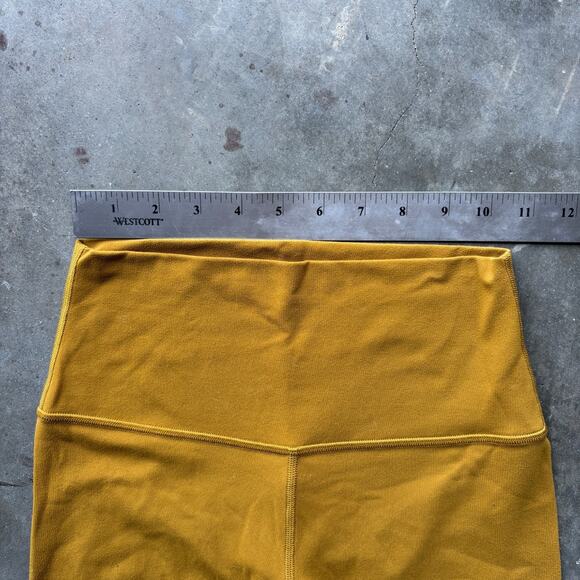 Lululemon Align Short 8" Women's 4 Gold Spice Athleisure Nulu Yoga Bike Shorts - Picture 6 of 8